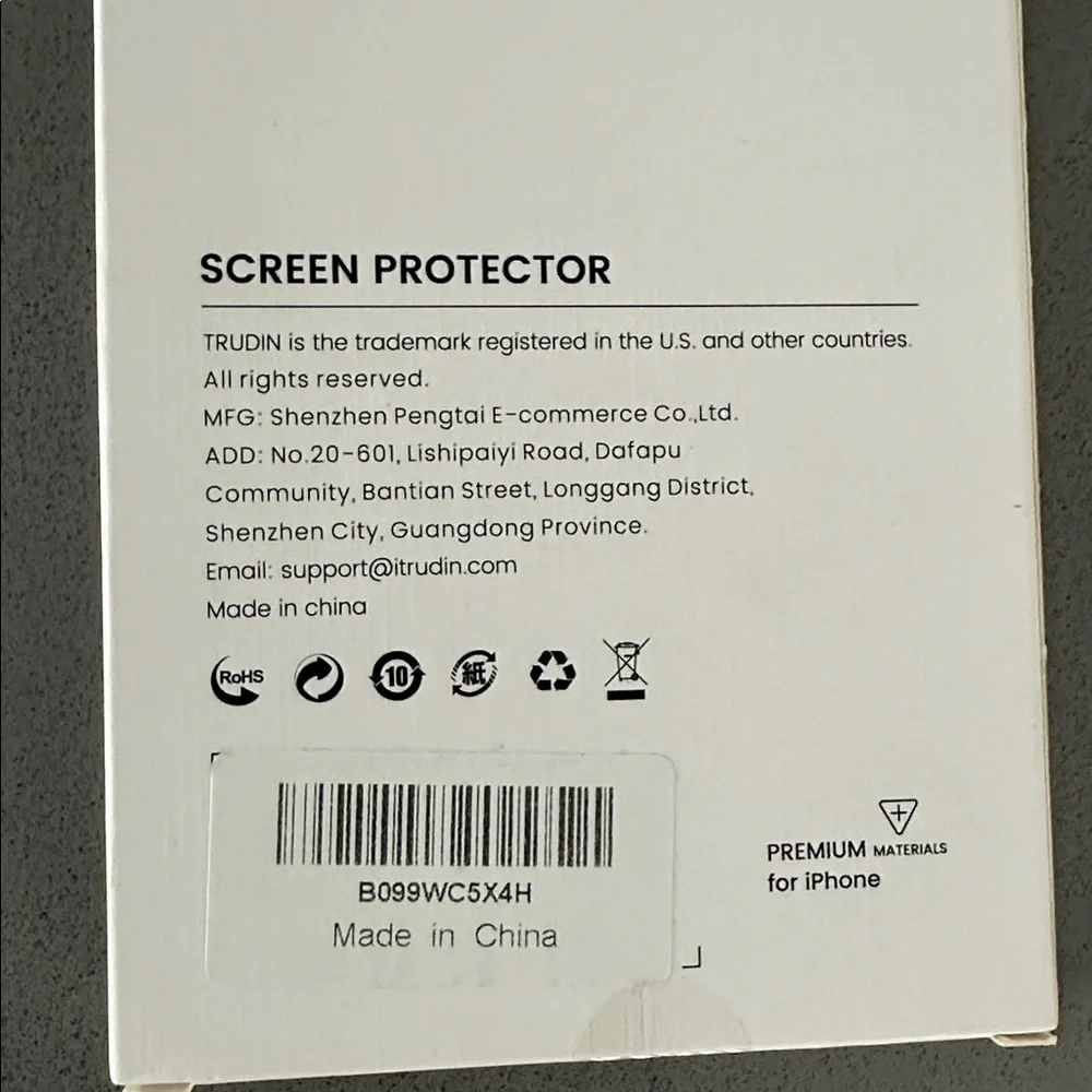 Clear Screen Protector for Apple 13 mini 5.4 size screen